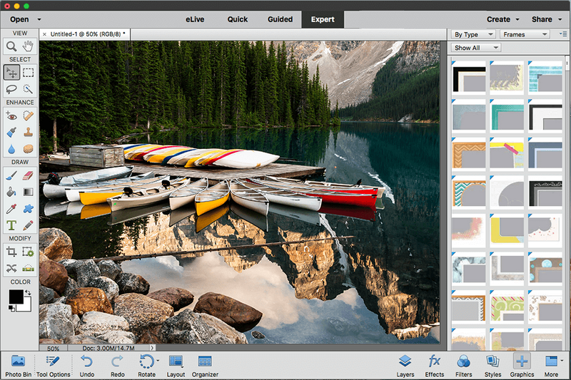 Th&ocirc;ng tin của phi&ecirc;n bản Adobe Photoshop Elements 2023