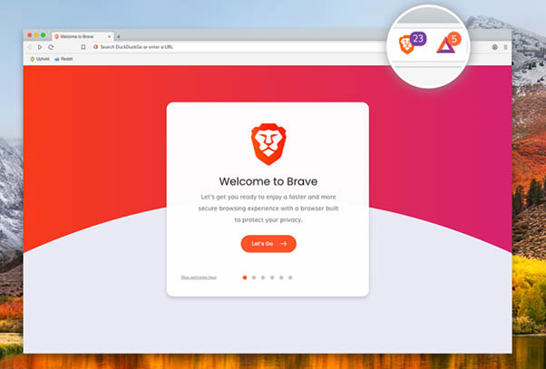 Tr&igrave;nh duyệt tiềm năng Brave