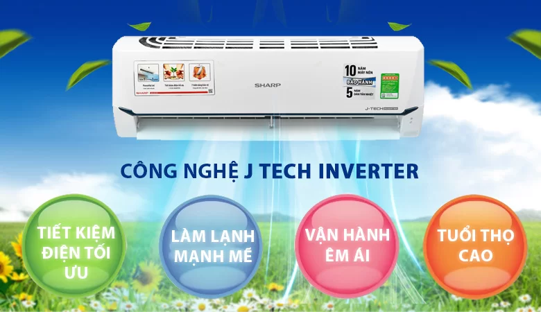 Những ưu điểm vượt trội của m&aacute;y lạnh Sharp