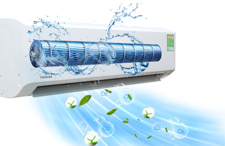 Cách vệ sinh máy điều hòa toshiba inverter tại nhà
